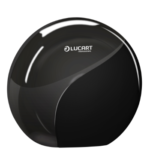 892324 Mini Jumbo Toilet Rolls Dispenser Black Lucart Professional